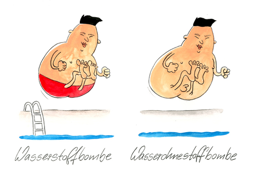 Cartoon: Nordkorea hat getestet (medium) by Mario Schuster tagged nordkorea,karikatur,cartoon,mario,schuster