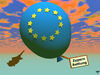 Cartoon: Vor dem großen Knall (small) by thalasso tagged zypern,krise,bankenkrise,eu,rettungsschirm,zypernkrise,eurettungsschirm,knall,ballon