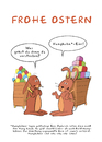 Cartoon: Frohe Ostern (small) by droigks tagged hanghuhn,huhn,achteckige,eier,ostern,osterhasen,verstecken,kiepe,legende,hanghuhneier,linkshanghuhn,rechtshanghuhn