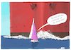 Cartoon: Revierkenntnis (small) by darkplanet tagged segeln,sailing,revier,ostsee,nordsee,flaute,schiff,frachter,angeber,großmaul,experten