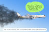 Cartoon: Antrittsreise Baerbock (small) by leopold maurer tagged baerbock,aussenministerin,antrittsreise,klimaschutz,klimawandel,flugreisen,verzicht,statement
