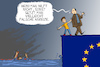 Cartoon: eu und moria (small) by leopold maurer tagged moria,flüchtlinge,eu,anreize,hilfe,uneinigkeit,europa