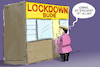 Cartoon: Verlängerter Lockdown (small) by leopold maurer tagged lockdown,deutschland,merkel,bund,länder,verlängerung,verschärfung,corona,pandemmie,covid