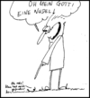 Cartoon: Eine Nudel! (small) by timfuzius tagged nudel,teigwaren,schreck,entsetzen