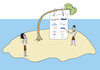 Cartoon: island (small) by joruju piroshiki tagged island,ship,plane,desert,eye,test,eyesight