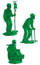 Cartoon: green plastic toy soldiers (small) by r8r tagged toy soldiers green plastic iraq conflict ptsd afghanistan wounded crippled war occupation