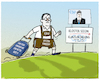 Cartoon: Besuch im Söderland (small) by markus-grolik tagged soeder,bayern,laschet,kloster,seeon,cdu,csu,klausurtagung,wahlprogramm,steuersenkungen,union