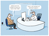 Cartoon: ePA (small) by markus-grolik tagged elektronische,patientenakte,gesundheitsdaten,deutschland,lauterbach,arzt,patient,krankenkassen,datensicherheit,sensible,daten