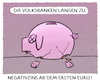 Cartoon: ..erspar dir das.. (small) by markus-grolik tagged sparer,kleinsparer,negativzins,minuszins,sparguthaben,sparbuch,sparkassen,volksbanken,raiffeisenbank,geld,euro