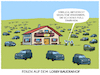 Cartoon: FDP-Autolobby (small) by markus-grolik tagged fdp,auto,verbrenner,autobahnen,verkehrswende,wissing,autoindustrie,mobilitaet,deutschland