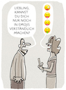 Cartoon: ...Kommunikation... (small) by markus-grolik tagged emoji,emojis,kommunikation,smartfon,sms,whats,app,facebook,likes,gespräch,talk