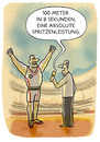 Cartoon: ..olympisch... (small) by markus-grolik tagged doping,olympia,russland,spitzensport,usa,eigenblut,rio,funktionäre,kontrolle