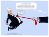 Cartoon: Trumps Termin (small) by markus-grolik tagged untersuchungssausschuss,repraesentantenhaus,midterms,republikaner,demokraten,usa,sturm,kapitol,donald,trump,vorladung,us,praesident,biden