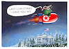 Cartoon: ...X-mas.. (small) by markus-grolik tagged nordkorea,konflikt,usa,trump,pjöng,jang,kim,jong,un,donald,raketentest,rakte,interkontinentalrakete,raketenmann,weihnachten,weltfrieden,wasserstoffbombe,bombe