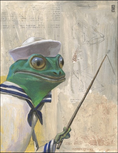 Cartoon: Frogman (medium) by greg hergert tagged frogman,frogs,experts