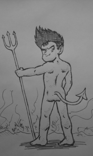 Cartoon: SEXY DEVIL (medium) by mavaleron80 tagged devil,sexy