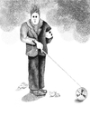 Cartoon: Eiersuche (small) by petwall tagged ostern,ei,atom,nuclear