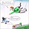 Cartoon: Reparierst Du Fallschirme? (small) by Storch tagged fallschirm,fallschirmspringer,gas,gasexplosion,gasgeruch,handwerker,monteur