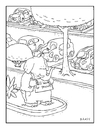 Cartoon: habitat-less (small) by creative jones tagged elephant,hobo,habitat