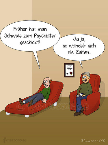 Cartoon: Psychiater (medium) by Frank Zimmermann tagged couch,fun,funny,upset,rage,gay,man,picture,psychiatrist,red,bild,brille,cartoon,fcartoons,lustig,psychiater,psychology,rot,schwul,sofa,verrückt