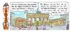 Cartoon: Cosmo Prolet (small) by OL tagged cosmo berlin kampagne be brandenburger tor