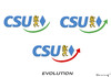 Cartoon: CSU EVOLUTION (small) by marian kamensky tagged wahlen,in,meklennburg,vorpommern,npd,afd,jörg,meuthen,horst,seehofer,merkel,csu,cdu