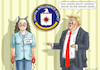Cartoon: GINA HASPEL CIA- CHEFIN ! (small) by marian kamensky tagged obama,trump,präsidentenwahlen,usa,baba,vanga,republikaner,inauguration,demokraten,wikileaks,faschismus,trumps,handelskrieg,gina,haspel,strafzölle