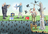 Cartoon: ICH WÜNSCHE EINEN SCHÖNEN NATO-T (small) by marian kamensky tagged putins,bescherung,ukraine,provokation,swift,nato,osterweiterung