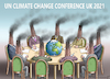 Cartoon: Klimagipfel in UK (small) by marian kamensky tagged un,climate,change,conference,uk,2021