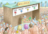Cartoon: MALLORCAS NEU-VERSEUCHUNG (small) by marian kamensky tagged biontech,pfizer,impfung,corona,rosenmontag,eu,mallorca,neuverseuchungursula,von,der,leyen