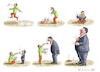 Cartoon: NAIVER WESTEN (small) by marian kamensky tagged kp,parteitag,in,china,xi,jinping,biontech,putin,ukraine,ballon,corona