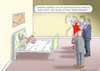 Cartoon: ORDENTLICH KLATSCHEN REICHT (small) by marian kamensky tagged coronavirus,epidemie,gesundheit,panik,stillegung,trump,pandemie