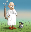 Cartoon: Papst to go San Francisco (small) by marian kamensky tagged papstrücktritt,benedikt,vatikan,katholische,kirche,konklave,papstwahl,fancisko