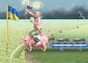 Cartoon: RUSSENRETTER PUTIN (small) by marian kamensky tagged putin,mit,der,schmutzigen,bombe