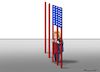 Cartoon: SCHIZOTRUMP (small) by marian kamensky tagged obama,trump,präsidentenwahlen,usa,baba,vanga,republikaner,inauguration,demokraten,fbi,james,comey,wikileaks,faschismus