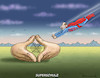 Cartoon: SUPERSCHULZ (small) by marian kamensky tagged superschulz,martin,schulz,kanzlerwahl,spd,csu