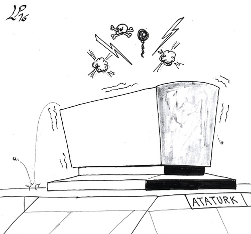 Cartoon: In Turkey (medium) by paolo lombardi tagged turkey