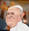 Cartoon: pope francis (small) by abdullah tagged catholic,jesus,humanity,evolution,theory,portrait,peace