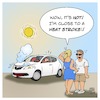 Cartoon: Heat Stroke (small) by Timo Essner tagged summer,sun,hot,temperatures,heat,strokes,dog,car,baby,child,children,cartoon,timo,essner