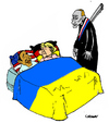 Cartoon: Obama Merkel and Putin (small) by Carma tagged ukraine,crisis,war,putin,merkel,obama,usa,russia