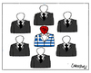 Cartoon: Without Tie (small) by Carma tagged greek,elections,alexis,tsipras,oath,governement,loialty,greece,politic,politicians,politics,syriza,society,democracy