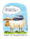 Cartoon: Golf im Schafspelz (small) by Hoevelercomics tagged schaf,sheep,natur,animals,tiere,kalauer