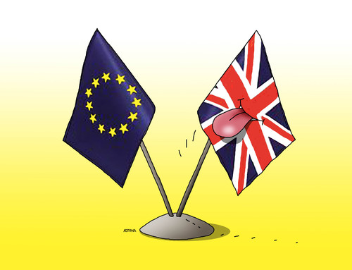 Cartoon: britbrex (medium) by Lubomir Kotrha tagged brexit,eu,cameron,referendum,europa