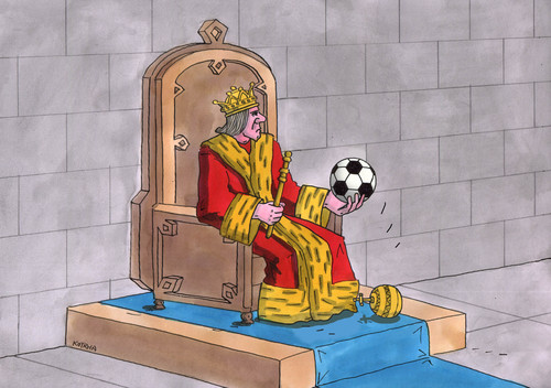 Cartoon: futkral (medium) by Lubomir Kotrha tagged eu,championships,france,football,soccer