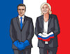 Cartoon: francebox22a (small) by Lubomir Kotrha tagged france,elections,macron,le,pen