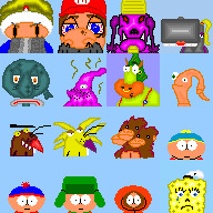 Cartoon: RPG-Maker Faces (medium) by Schimmelpelz-pilz tagged south,park,spongebob,pearla,angry,beavers,beaver,whale,heffer,wolfe,rockos,modern,life,bomberman,beard,squidward,patrick,star,super,mario,poodle,anubis,three,headed,monkey,island,retro,pixel,game,fan,kenny,stan,kyle,plankton,ren,stimpy,warrior,sword,vampire,sorcerer,fighter,magician,axe,rode,shield,armor,cape,medieval,cat,chihuahua