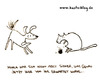 Cartoon: Erwartung. (small) by puvo tagged katze,cat,hund,dog,erwartung,expectation