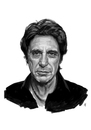 Cartoon: Al Pacino (small) by Iancu tagged al,pacino