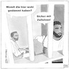 Cartoon: Hinter Gittern (small) by BAES tagged zellulose,dämmung,dämmstoff,gefängnis,eingesperrt,sträflinge,verbrechen,zelle,strafe,wortspiel