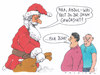 Cartoon: abdul (small) by Andreas Prüstel tagged weihnachten,weihnachtsmann,geschenke,kinder,muslime,abdul,arabisch